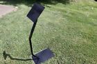 New Car Show Stand Sign Holder Steel Gloss Black 3-piece Portable Wind-proof