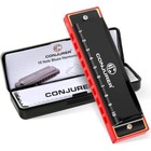 Conjurer 10hole Diatonic Harmonica Key Of C Blues Harmonica Mouth Organ New Gift