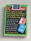 Vintage 1998 Budweiser Lizard Playing Cards Brand New Unopened