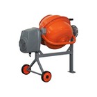 Yardmax Concrete Cement Mixer Low-profile Height Portable Stamped Steel Drum