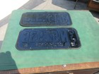 1951 California License Plates Pair   original  Dmv Clear Yom   3n52936 