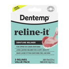 Dentemp Denture Reline Kit Value Pack - Advanced Formula It Denture   