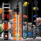 500w Aquarium Heater Submersible Fish Tank Water Heater Adjustable Anti Explosio