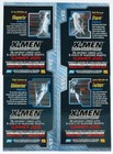 2000 Topps X-men Movie Complete  x1-x4 Promo Insert Chase Card Set  Nm 