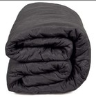 96 x80  Extra Large Sound Dampening Blanket With Grommets  Washable  12 Pounds