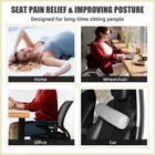 Lumbar Roll Pillow - Support Foam Cushion For Lower Back Pain  Office   Car