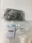 Pack Of 50 Muzata Toggle Turnbuckle 180 Deg Adjustable Stainless Steel 1 8  Ck07