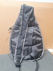 Coca Cola Zero Triangle Black Backpack  Nos  Vintage 1980s Single Shoulder Strap