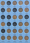 1909-1974 Lincoln Wheat-memorial Cent Set In Two Whitman Folders  158 Coins Ag-u