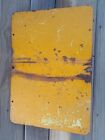 Vintage Steel Weathered Early Bell Telephone Warning Underground Cable Sign