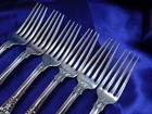 Tiffany English King Sterling Silver Place Fork - Very Good Condition M S