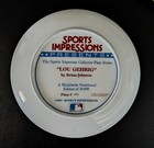 Lou Gehrig 1987 Sports Impressions Sports Superstars Collector Plate 10  Mint