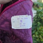 Vintage 1940s Style Rite For Lovemans Silk Burgundy Smoking Robe Tassels Origina