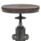 Antique Vintage Industrial Barstool Solid Wood Water Pipe Fire Hydrant Design   
