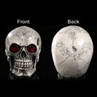 Halloween Prop Head Statue Life Size Skeleton For Decor Collectible Figurine