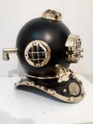 Brass Black Finish Us Navy Mark V Full Size Vintage Scuba Divers Diving Helmet