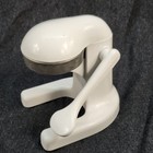 Vintage Ramcon White Heavy Juice Press Metal Enamel Manu Citrus Juicer Complete 