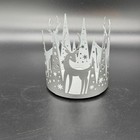 Yankee Candle silver Snowflake holiday large Candle Holder