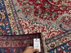 Red Antique Oriental Rug 8x11 Colorful Handmade Handwoven Blue Old Vintage 8x12