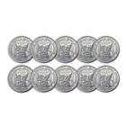1 Oz Silver Round - Apmex  lot Of 10 