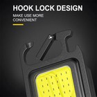 800 Lumens Mini Cob Flashlights Bright Rechargeable Keychain Small Flashlight Us