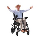Foldable Lightweight Electric Wheelchair Mobility Power Wheelchair 6a Battery Us