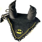 Batman Horse Ear Bonnet net hood mask Fly Veil Breathable Cotton Crochet