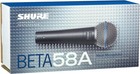 Shure Beta 58a Wired Vocal Dynamic Microphone Mic Beta58a - New