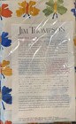 Nwt   Pkg Vintage Jim Thompson Thailand Hand Woven Silk Fabric Butterfly 84x80   