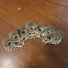 Antique Vanity 7 Lipstick Holder Angel Cherubs Hollywood Regency Mcm