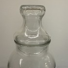 Vitg Clear Glass Footed Apothecary Candy Jar With Lid Drug Store Pharmacy 10   