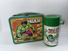 Vintage The Incredible Hulk Metal Lunch Box Lunchbox Thermos 1978 Marvel Comics