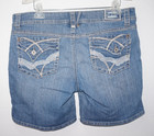 Hydraulic Bermuda Denim Blue Jean Shorts Womans Sz 15 16 Medium Wash
