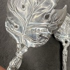 Vintage Arthur Court Aluminum Salad Servers Grape Vine Leaf Serving Set 12   