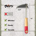 Kuisun Japanese Weeding Sickle Nejiri Gama - Compact Hand Hoe For Weed Removal