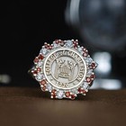 Custom Personalized College Of Charleston Ring 1770  Silver   Gemstones