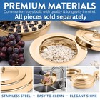  cup Tray Lid  Gold Premium Communion Trays For Churches   Stainless Steel Co   