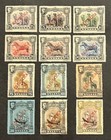 Travelstamps  1913 Nyasa Stamps Scott  94-105 Republica Overprint Mogh