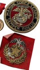 Vintage U s  Military Medals   Patch Lot Marine Corps League Simper Fidelis