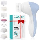 7-in-1 Electric Facial Cleansing Brush   Waterproof Exfoliator   Massager For De