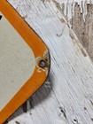 Vintage Rocky Mountain Motorists Porcelain Sign Old Colorado Highway 94 Cattle