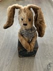 Vintage Grungy Folk Art Doll Primitive Doll Rabbit Vtg Handmade Doll