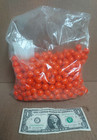 Lot Of 3 Gallon Bags Of Orange 68 Caliber Paintballs  bags Are Sealed 