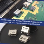Hdmi Port Connector Socket Connector Jack Replacement For Sony Playstation 5 Ps5