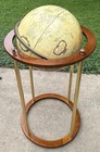 Vintage 16  Replogle World Classic Rotating World Globe 35    Wooden Free Stand