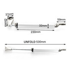 1pc Automatic Door Closer Adjustable 90   Soft Close Stop Buffer Hardware - New