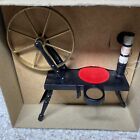Antique Spinning Wheel Pin Cushion Vintage Plastic Sewing Notion W Original Box