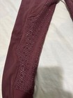 Premier Equine Burgundy Full Seat Breeches W Silicone Seat  Size 26