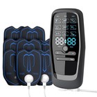 Tens Unit Machine Ems Muscle Stimulator Electrotherapy Device Rechargeable Us