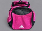 Adidas Pink Black Medium Duffel Gym Sports Travel Bag Shoulder Strap